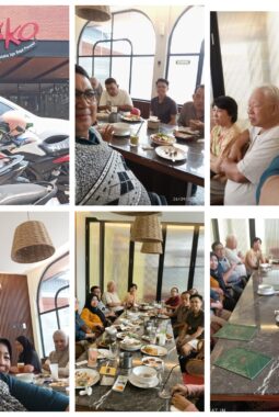Boss perusahaan Kembang Gula Gita Madu Sweet Mengajak Makan Bersama Dengan Staffnya di Grand Opening Resto Barunya 