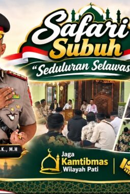 Dari Masjid Baiturrahman, Kapolresta Pati Gaungkan “Tetep Seduluran Saklawase”